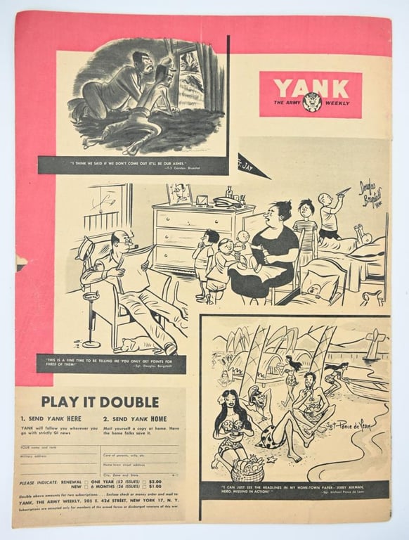 US WW2 Yank Magazine 31 Augustus 1945