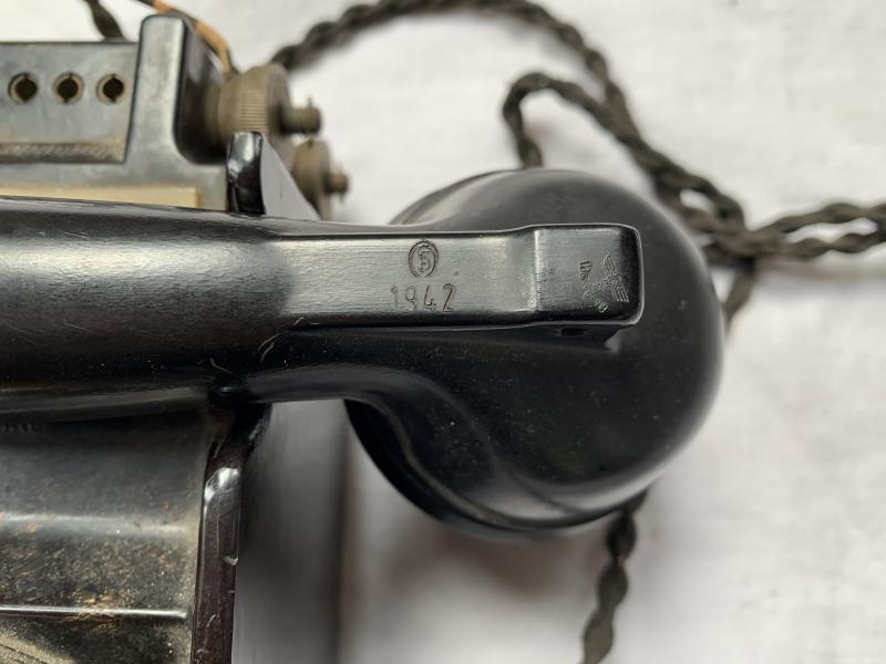 German WW2 Bakelite Desk Rotary Telephone -1937-