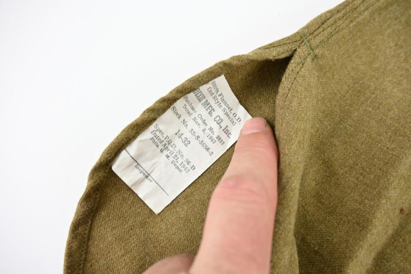 US WW2 Enlisted Men Wool Shirt