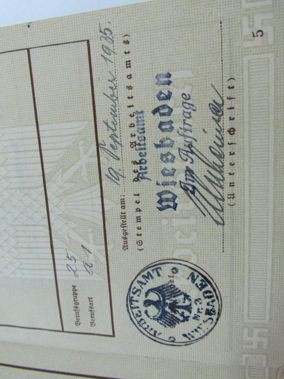 German Arbeitsbuch 1st pattern