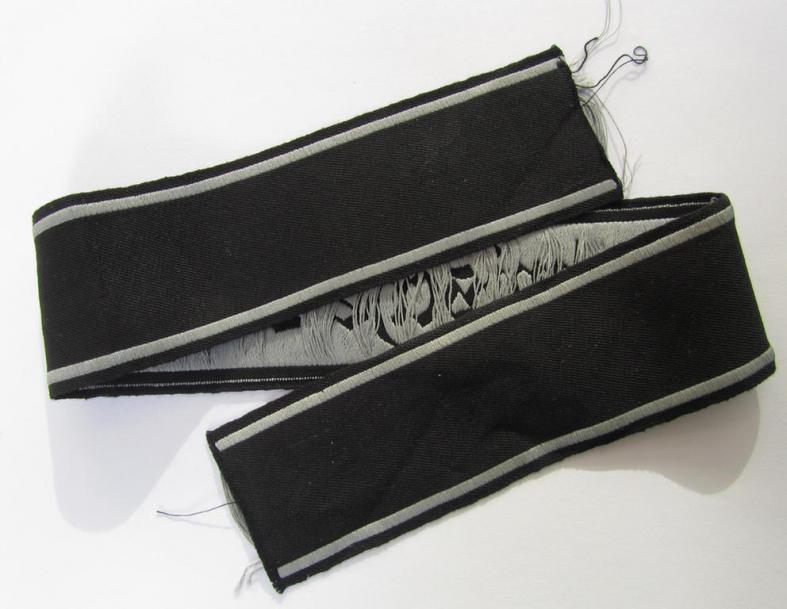 Attractive - and actually scarcely encountered! - example of a cuff-title (ie. 'Ärmelstreifen') entitled: 'Technische Nothilfe' (= 'TeNo'), being an example as was woven in the neat 'BeVo'-weave pattern