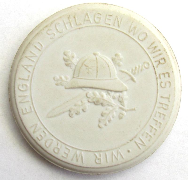 Luftwaffe Africa Corps Porcelain Commemorative Table Coin