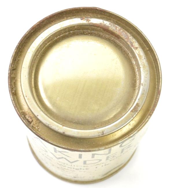 US WW2 Backing Powder Tin Can