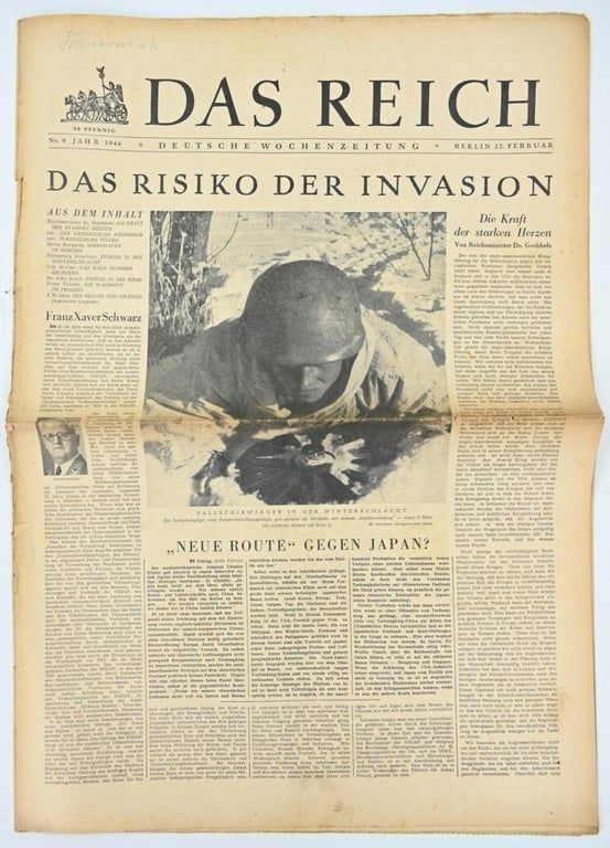 German Newspaper “Das Reich” 27 February 1944