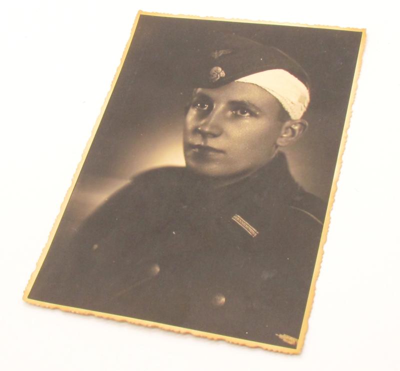 Portrait Photo of a Waffen SS Soldier