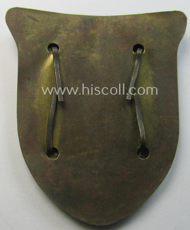 WH (Heeres ie. Waffen-SS etc.) 'Krim'-campaign-shield (as was produced by the company: 'Karl Wurster KG')