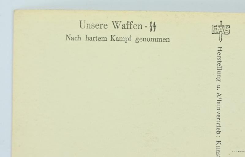 German Waffen-SS Kriegsberichter Postcard 'Unsere Waffen-SS'