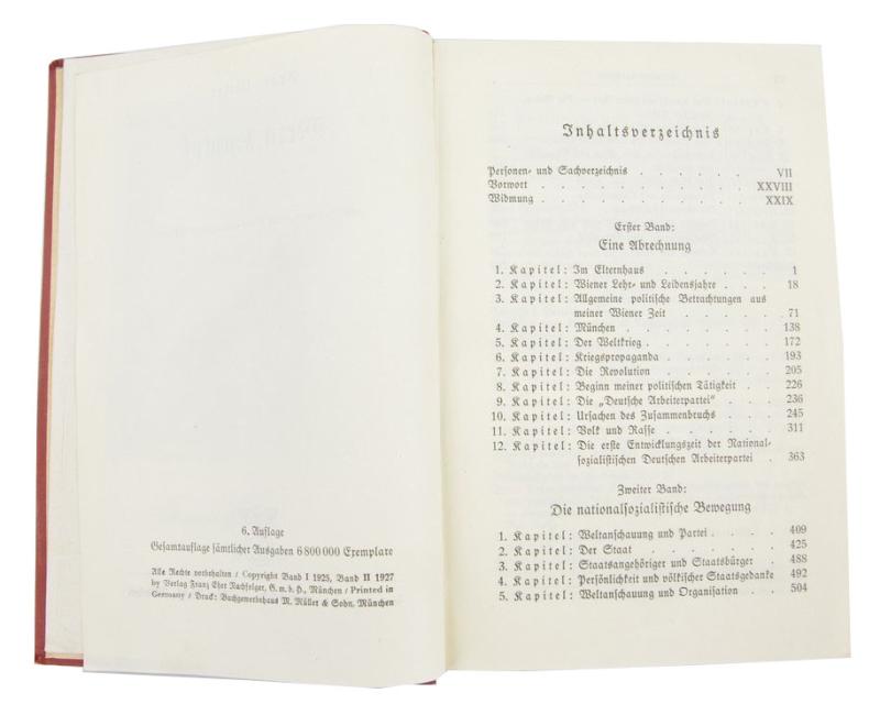 German Mein Kampf Pocket Book 1940
