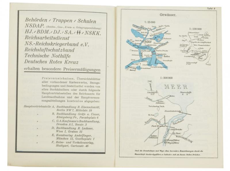 German WH Map Sign Booklet