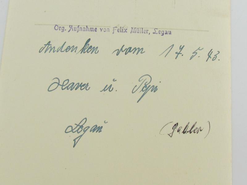 Portrait Photo of a Panzer Soldier and his Wife