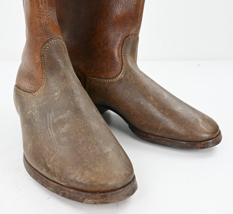 German LW/WH Brown Combat Jackboots