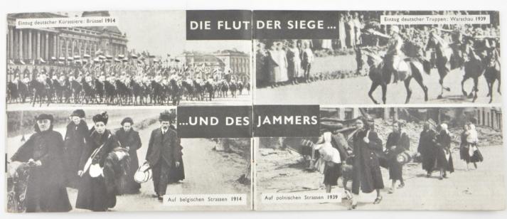 Allied WW2 Droppingsflyer 'Illustrierte Geschichte 2e Weltkrieg'