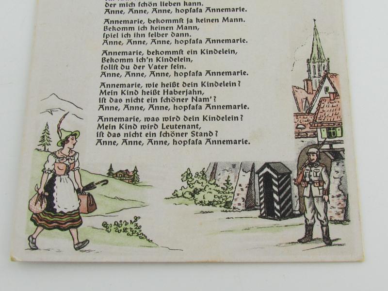 Wehrmacht Artwork Song Postcard