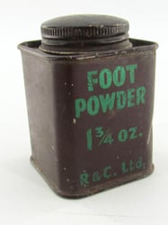 British WWII Foot Powder