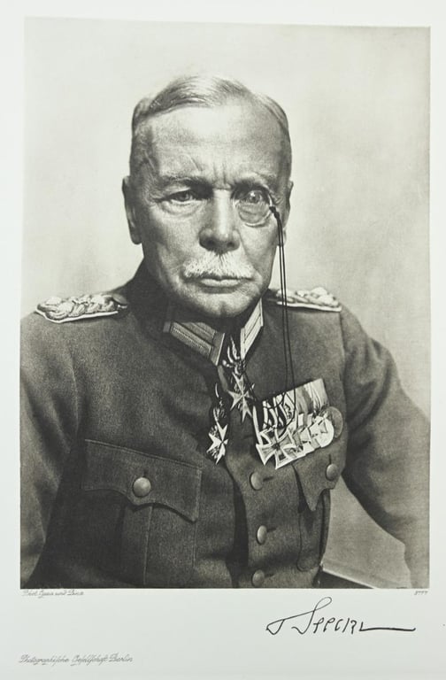 German Third Reich Portrait Picture Generaloberst 'Hans von Seeckt'