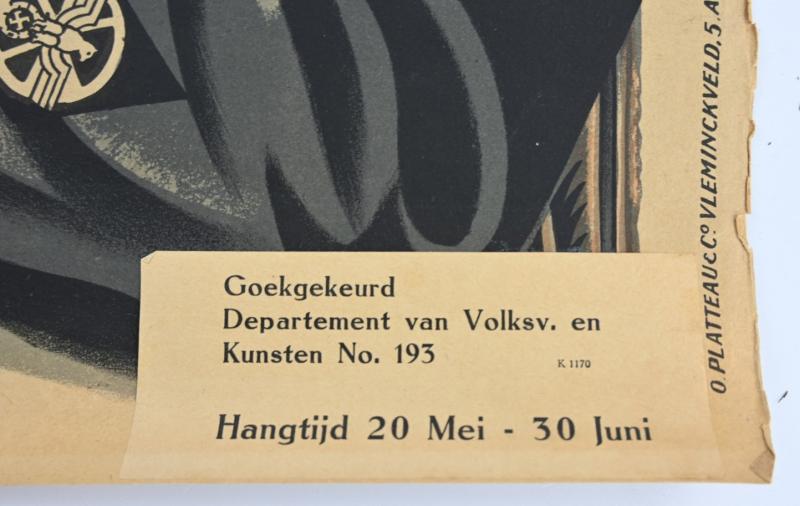 Dutch NSKK Poster 'Ook Gij behoort bij ons'
