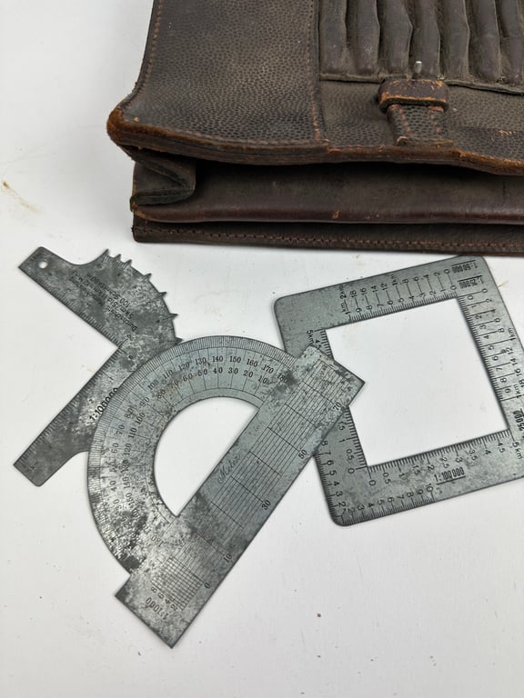 WW2 German Brown Map case "found like this"