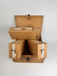 Late war Ammo box inclusive 3 carton boxes