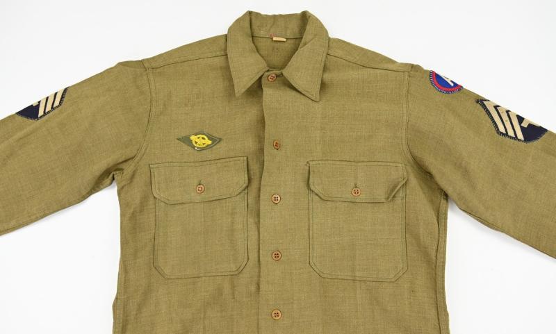 US WW2 3rd Army Wool Shirt