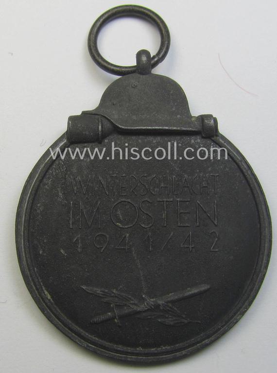 Medal-set: 'Winterschlacht im Osten 1941-42' being a maker- (ie. '7'-) marked specimen by the maker: 'Paul Meybauer'