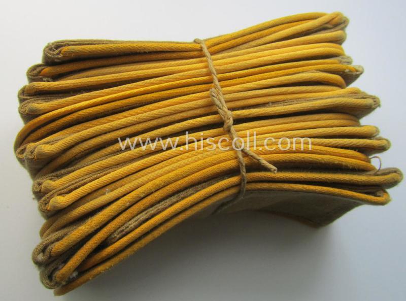 Pair of EM-type, WH (LW) 'tropical-issue'-pattern shoulderstraps: 'Soldat der Flg.- o. FJ-Trpn.'