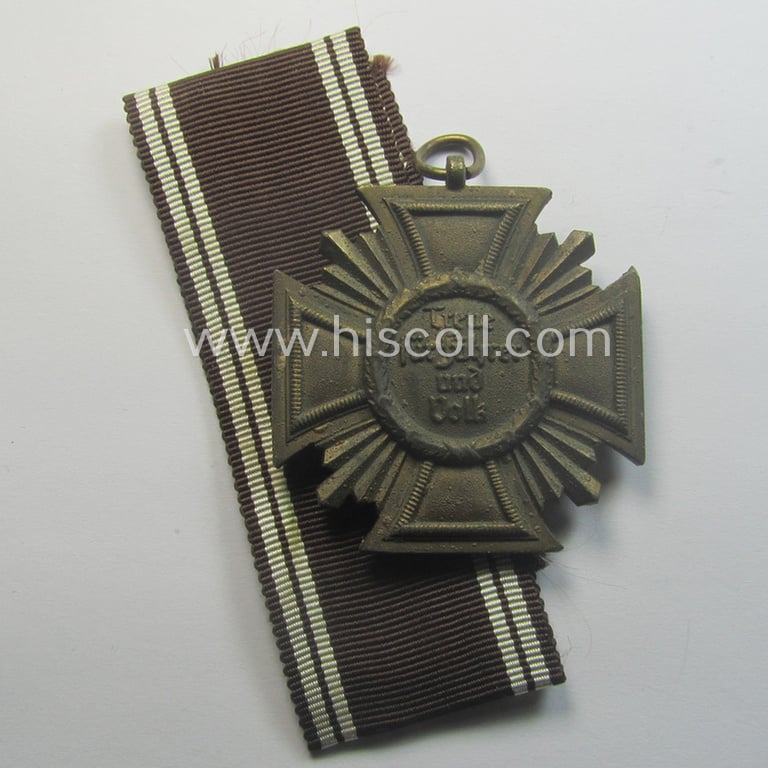 'N.S.D.A.P. Dienstauszeichnung in Bronze' (ie. being of the '3. Stufe für 10 Jahre treue D.')