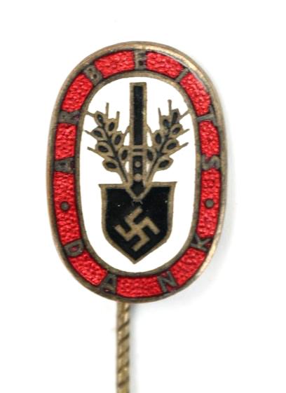 German RAD 'Reichsarbeitsdienst' Former Member sitckpin