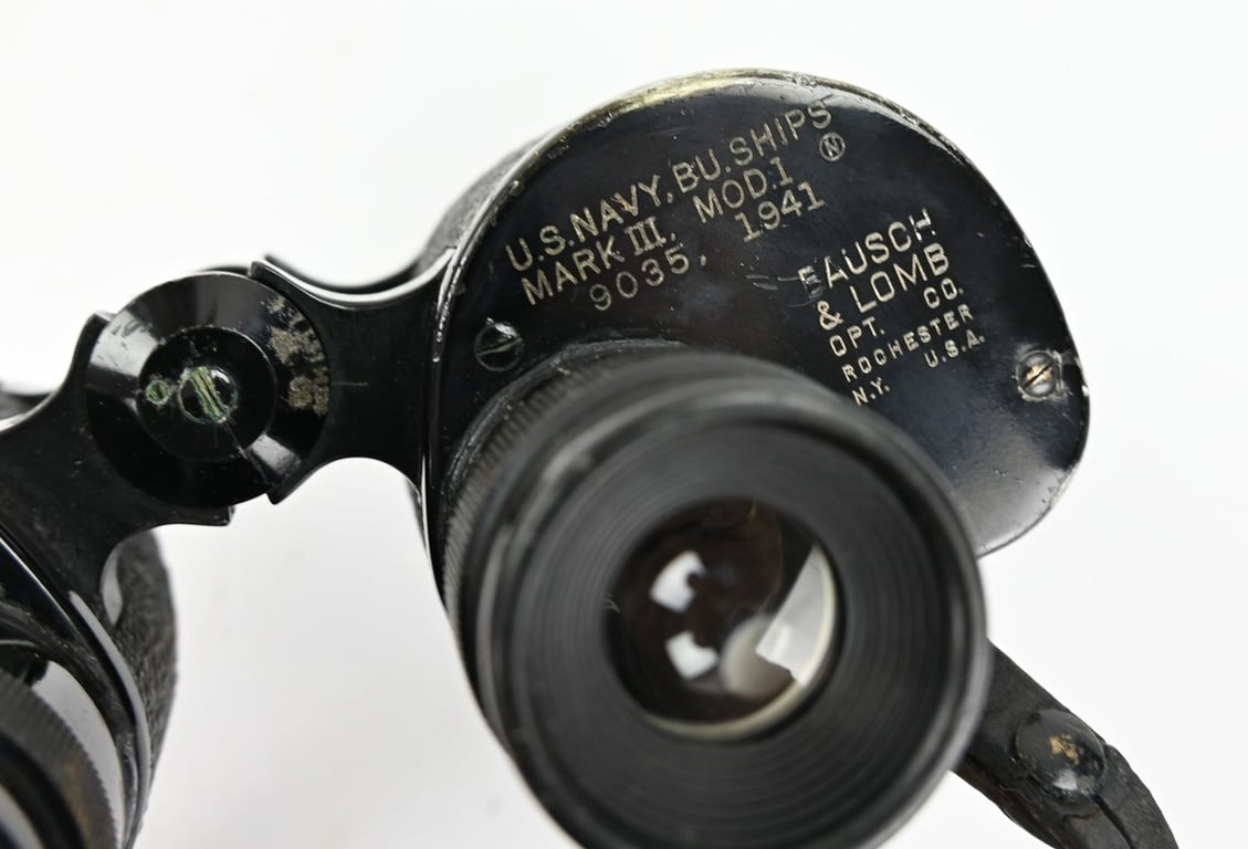 US Navy WW2 Mk3 6x30 Binocular in Case