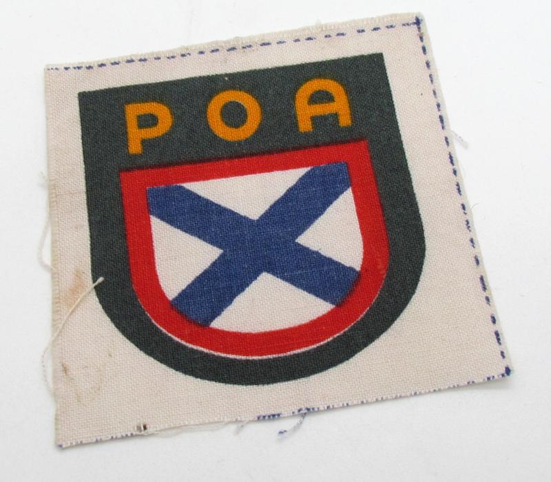 German WWII Russian POA Volunteer Sleeve Shield