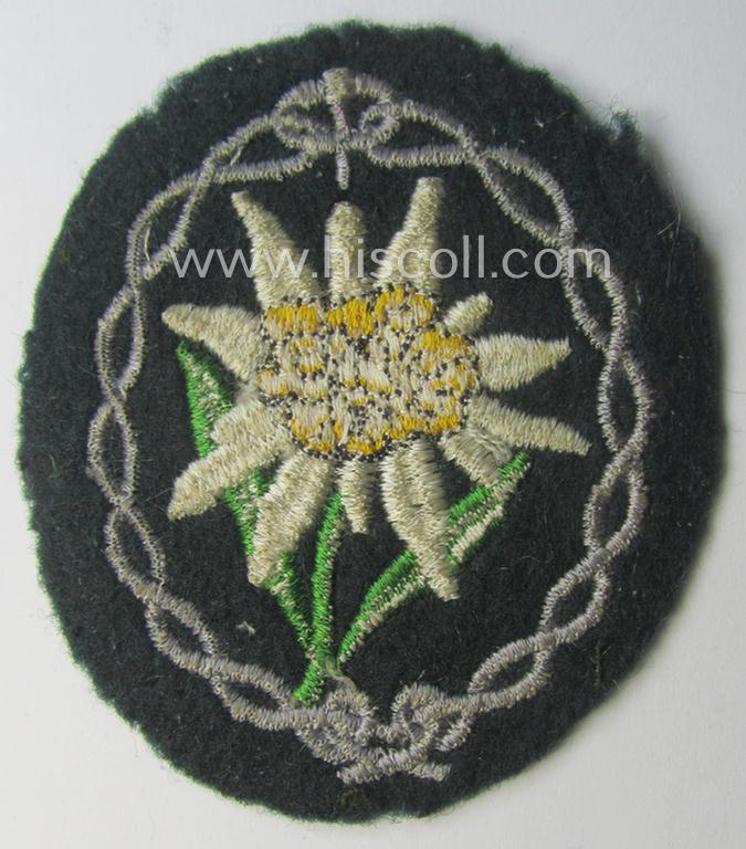 WH (Heeres) EM- (ie. NCO-) type: 'Edelweiss'-armpatch