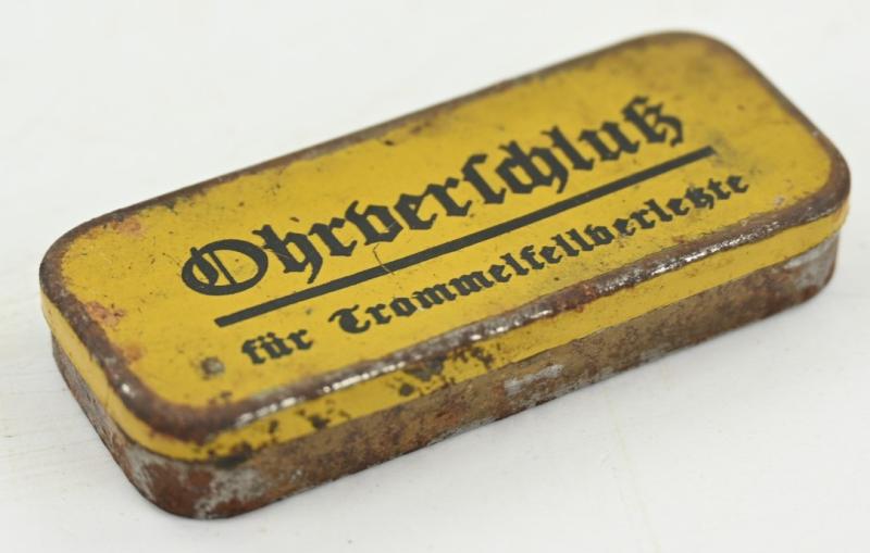 German WH 'Ohrverschluß für Trommelfellverletzte' Box