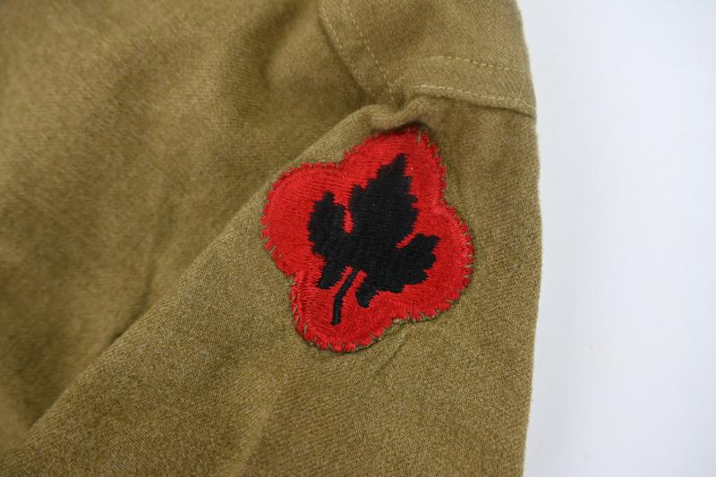 US WW2 Wool Shirt 43rd Infantry Division