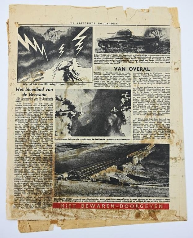 Allied Droppingsflyer 'De Vliegende Hollander' 20 July 1944