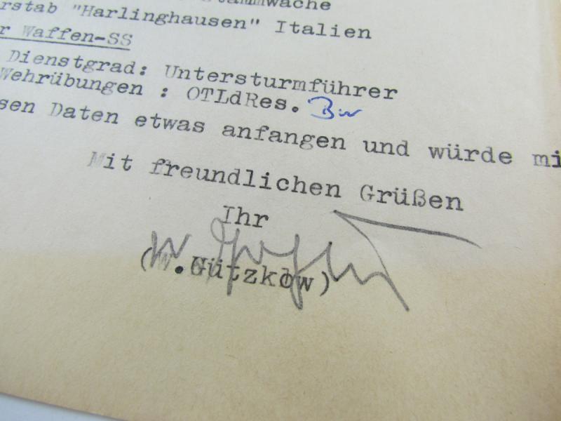 Report of a meeting of members of the Luftwaffe 21st Field Division