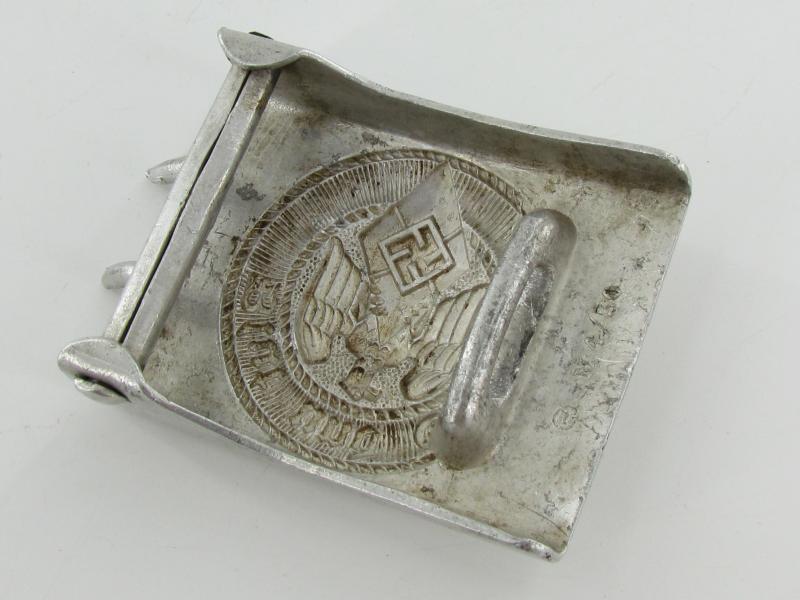 Hitler Youth Belt With Aluminum Buckle and Shoulder Strap RZM M4/30
