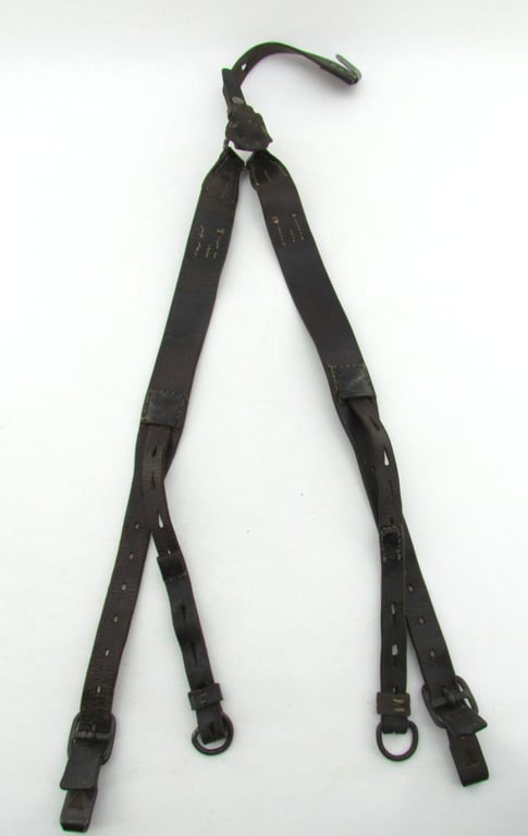 Wehrmacht leather Y-straps ‘Koppeltragegestell’