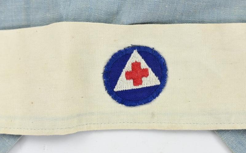 US WW2 Civil Defense Nurse Headband