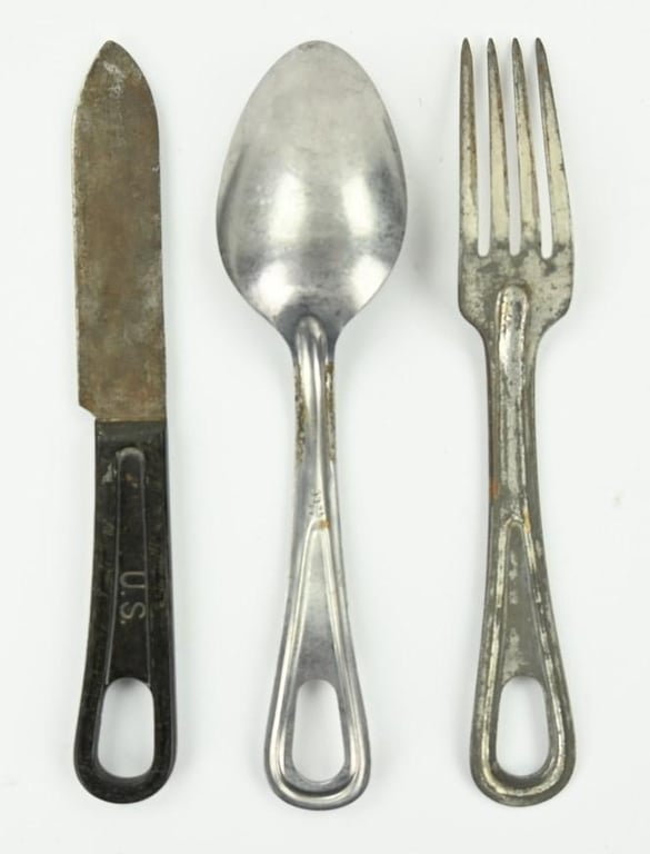 US WW2 Field Cutlery Set