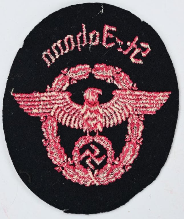 German 'Feuerlöschpolizei' NCO Sleeve Eagle