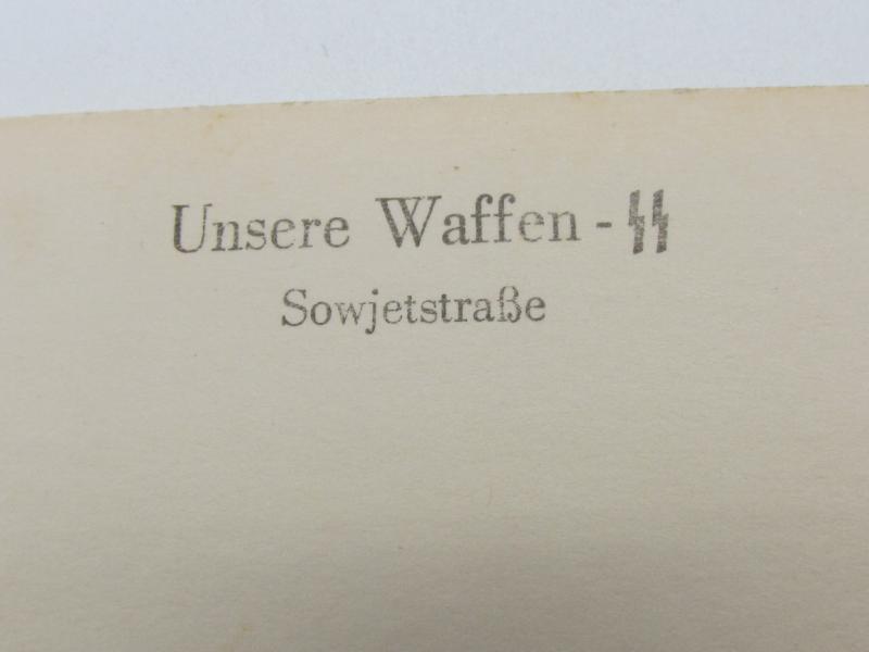 Postcard : Unsere Waffen-SS