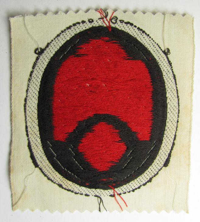 Unusually seen, so-called: D.D.A.C. (ie. 'Der Deutsche Automobil Club'-) related multi-coloured eagle-device as executed in 'BeVo'-weave pattern (that comes in a 'virtually mint- ie. unissued' condition)