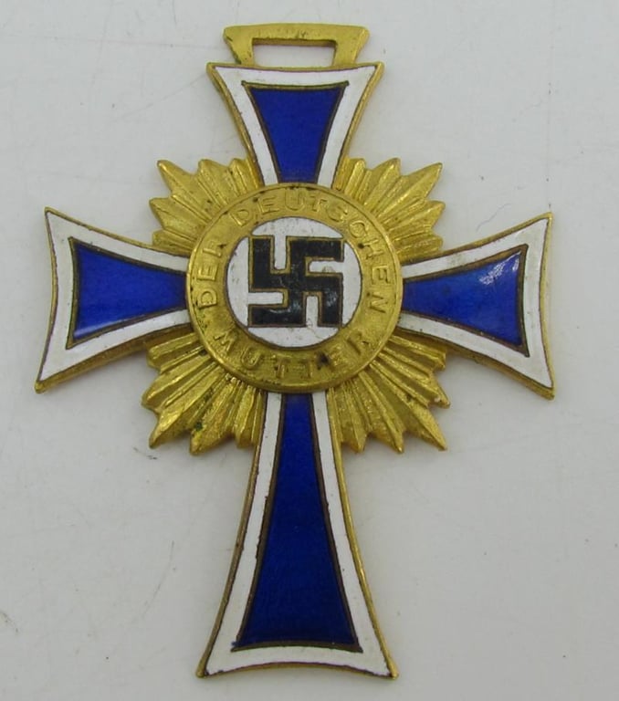 German Mothers Cross in Gold