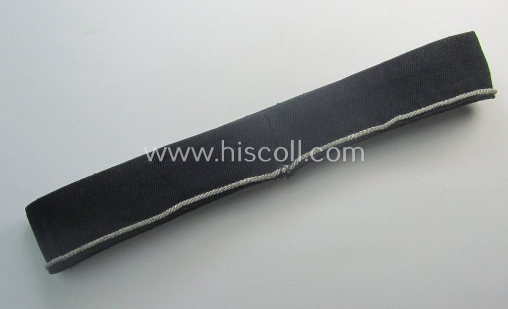 Stunning - and very rarely encountered! - example of a hand-embroidered BDM- (ie. 'Bund deutscher Mädel') officers'-pattern cuff-title (ie. 'Ärmelstreifen für Führerinnen der Bund deutscher Mädel') entitled: 'Südost-Niederdonau'