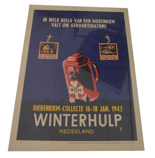 German Dutch 'Winterhulp' Poster