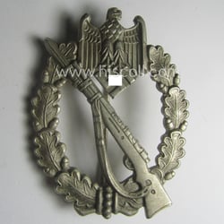Attractive, 'Infanterie-Sturmabzeichen in Silber' (or: silver-class infantry-assault badge...