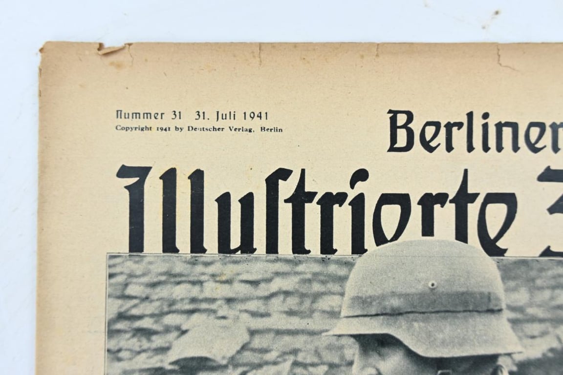 German Berliner Illustrierte Zeitung Newspaper 1941