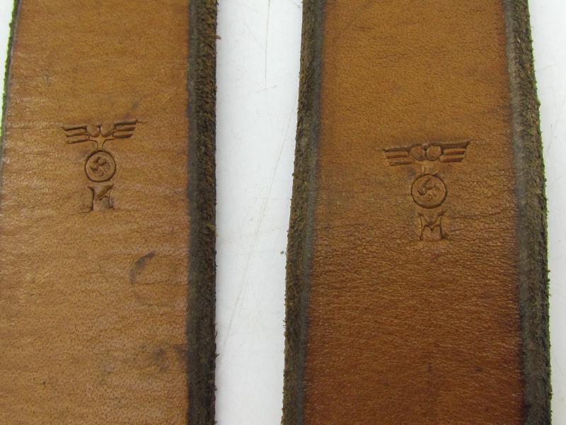 Kriegsmarine Marked Y Straps 1939