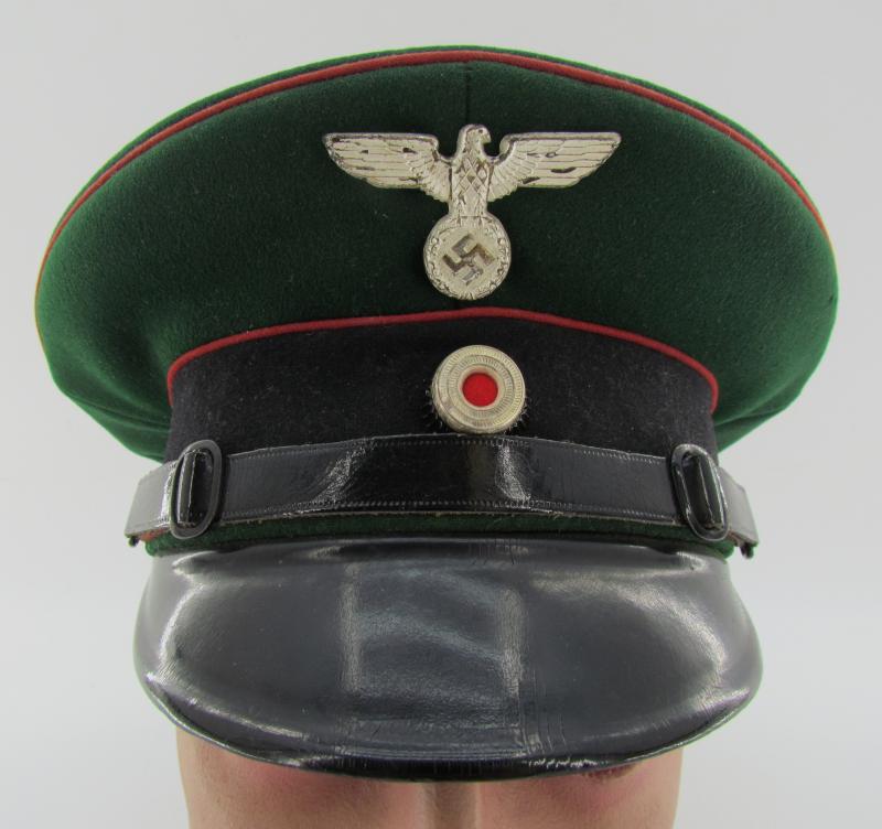 Third Reich Prison Officials Visor Cap
