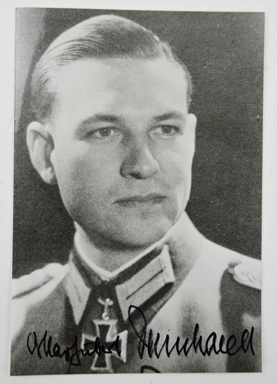 Signature of Wehrmacht Heer KC Recipient 'Oskar-Hubert Dennhardt'