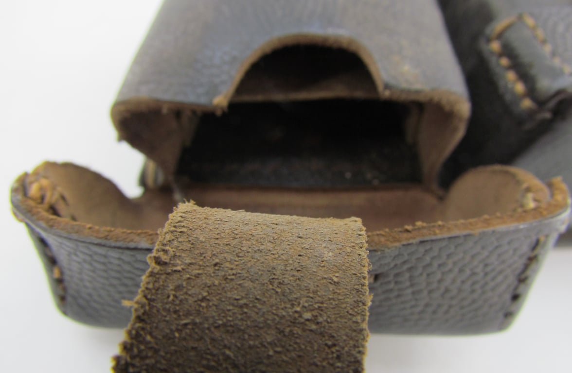 Matching Pair of K98 Ammunition Pouches - RB Numbered “0/0396/0027”